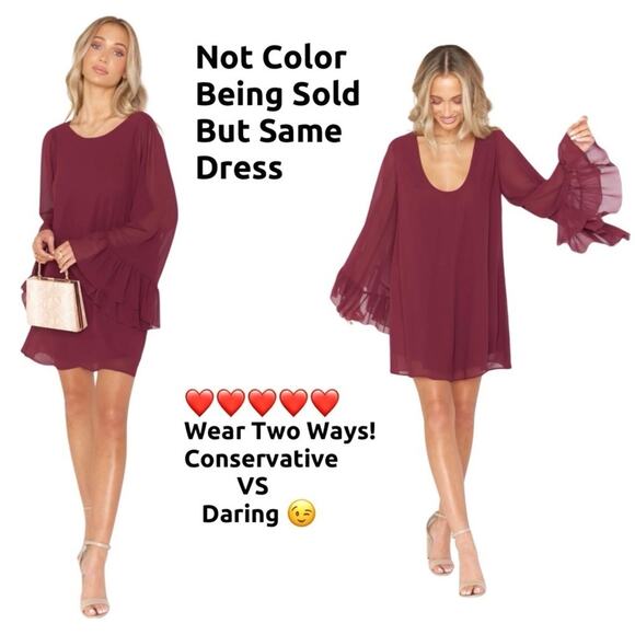 Show Me Your MuMu Matilda Mini Dress SZ M $148 - Picture 3 of 16